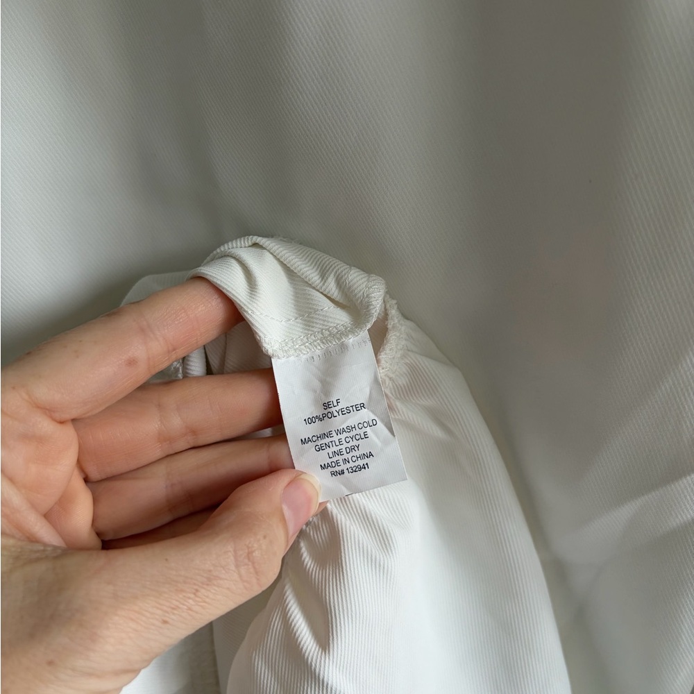 AMANDA UPRICHARD White Mini Dress Size Medium - Picture 7 of 8
